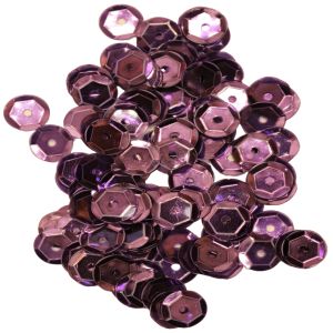 Χάντρες διάφορες Cup Sequins 8mm / 5g Lilac
