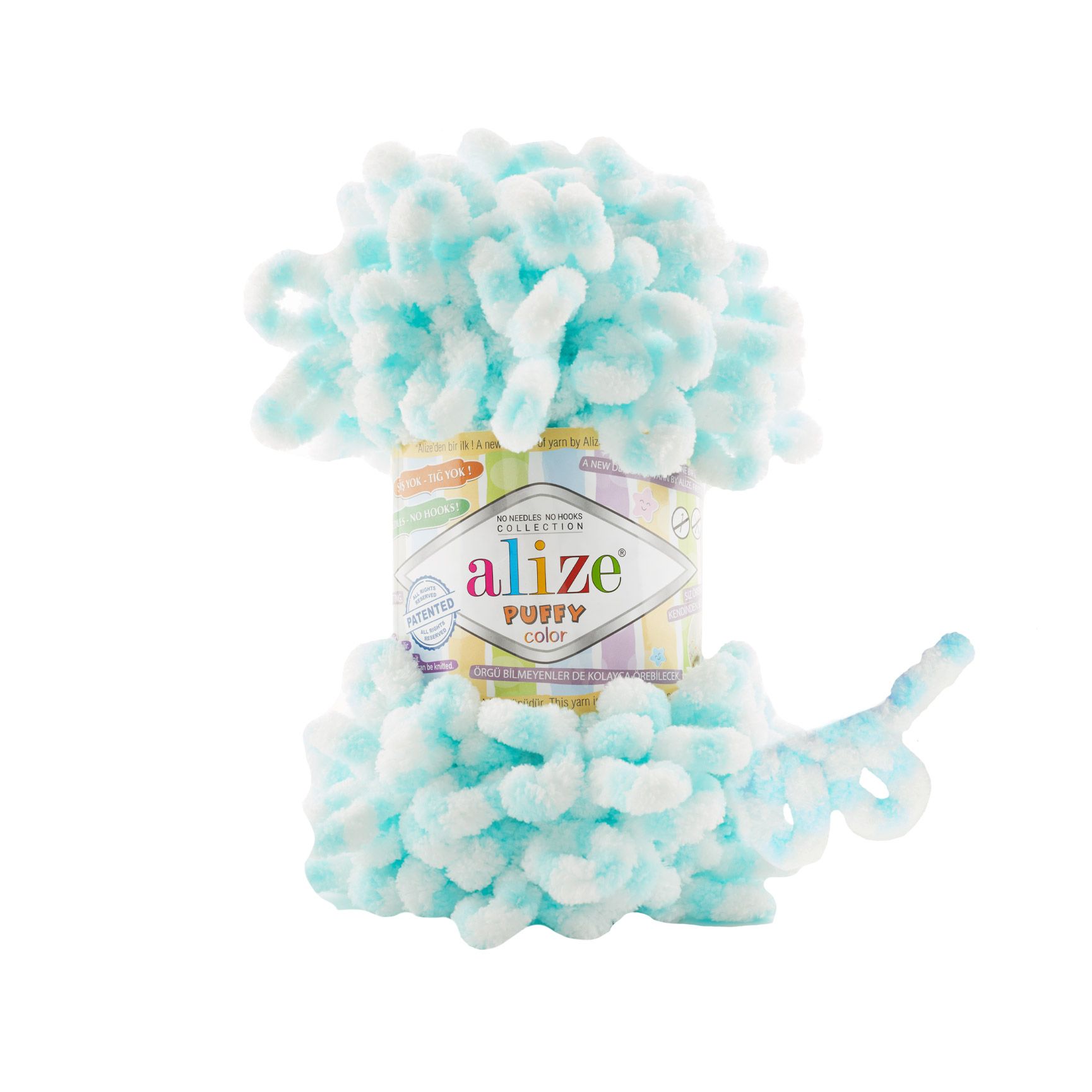 Alize Puffy Color Knitting Yarn 6493