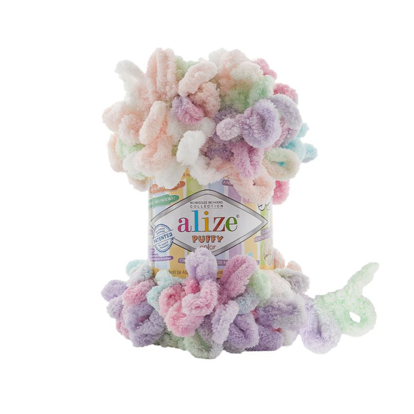 Alize Puffy Color Knitting Yarn 6526