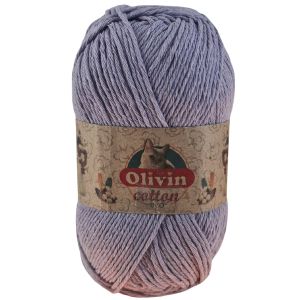 Olivin Νήμα πλεξίματος Cotton Eco 527 - Lilac