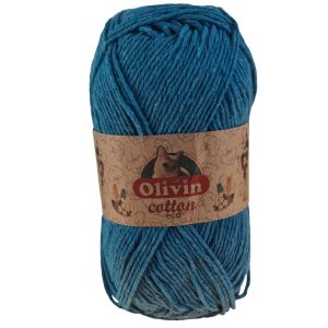 Olivin Νήμα πλεξίματος Cotton Eco 522 - Turquoise