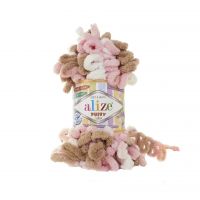 Alize Puffy Color Knitting Yarn 6046