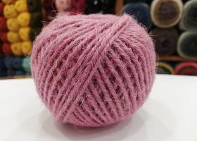 Jut Natural Bag Yarn (Twine) 3 - Pink