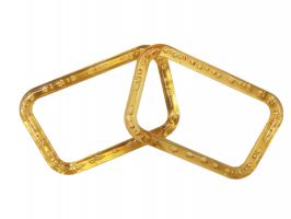 Διάφορα χερούλια για Τσάντες (Ζευγάρι) 27KP - Honey (11,5 - 10,5 cm)