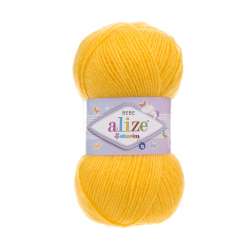 Alize Knitting Yarn Sekerim Bebe 566 - Dark Yellow