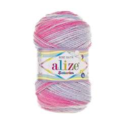 Alize Knitting Yarn Sekerim Bebe Batik 7253