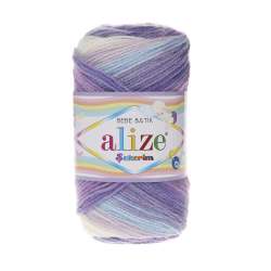 Alize Knitting Yarn Sekerim Bebe Batik 3483