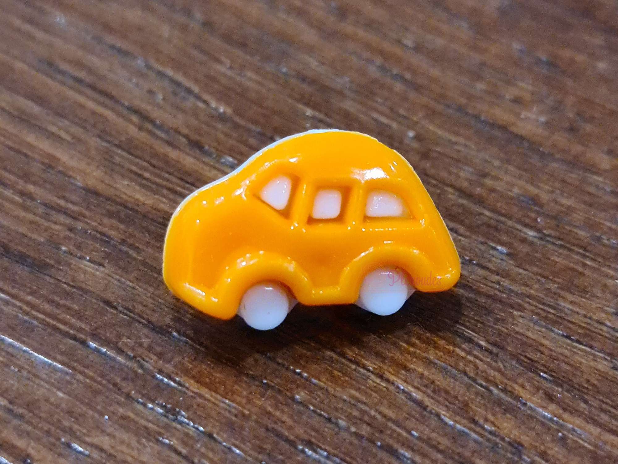 Κουμπιά σε Σχήμα Αυτοκίνητο 16mm 5 - Orange