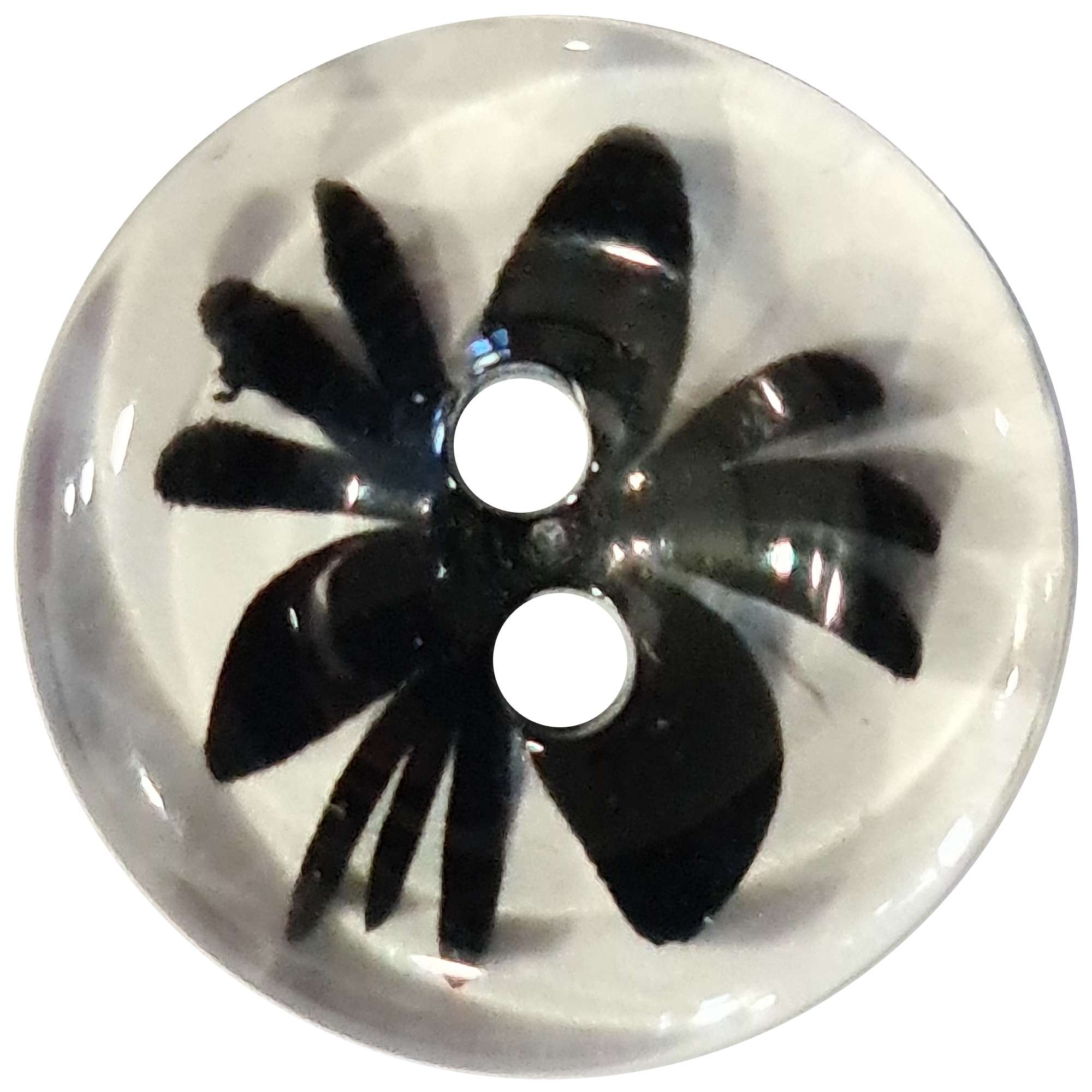 Κουμπιά Flower 14mm 15 - Transparent