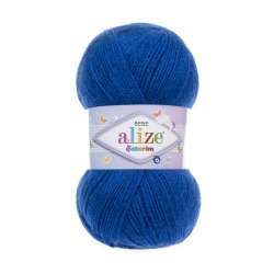 Alize Knitting Yarn Sekerim Bebe 141 - Saks Blue