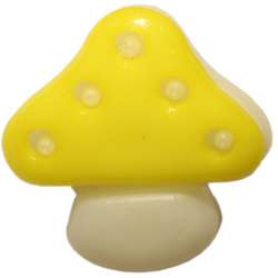 Παιδικά Κουμπιά σε Διάφορα Σχήματα Part 1 02BTNDP - Κίτρινο Μανιτάρι
