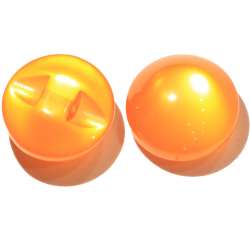 Κουμπιά Φούσκα Γυαλιστερά 04BTNF - Orange