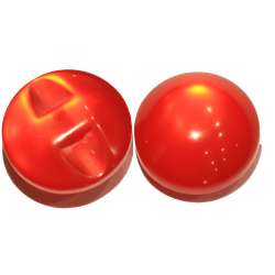 Κουμπιά Φούσκα Γυαλιστερά 05BTNF - Red