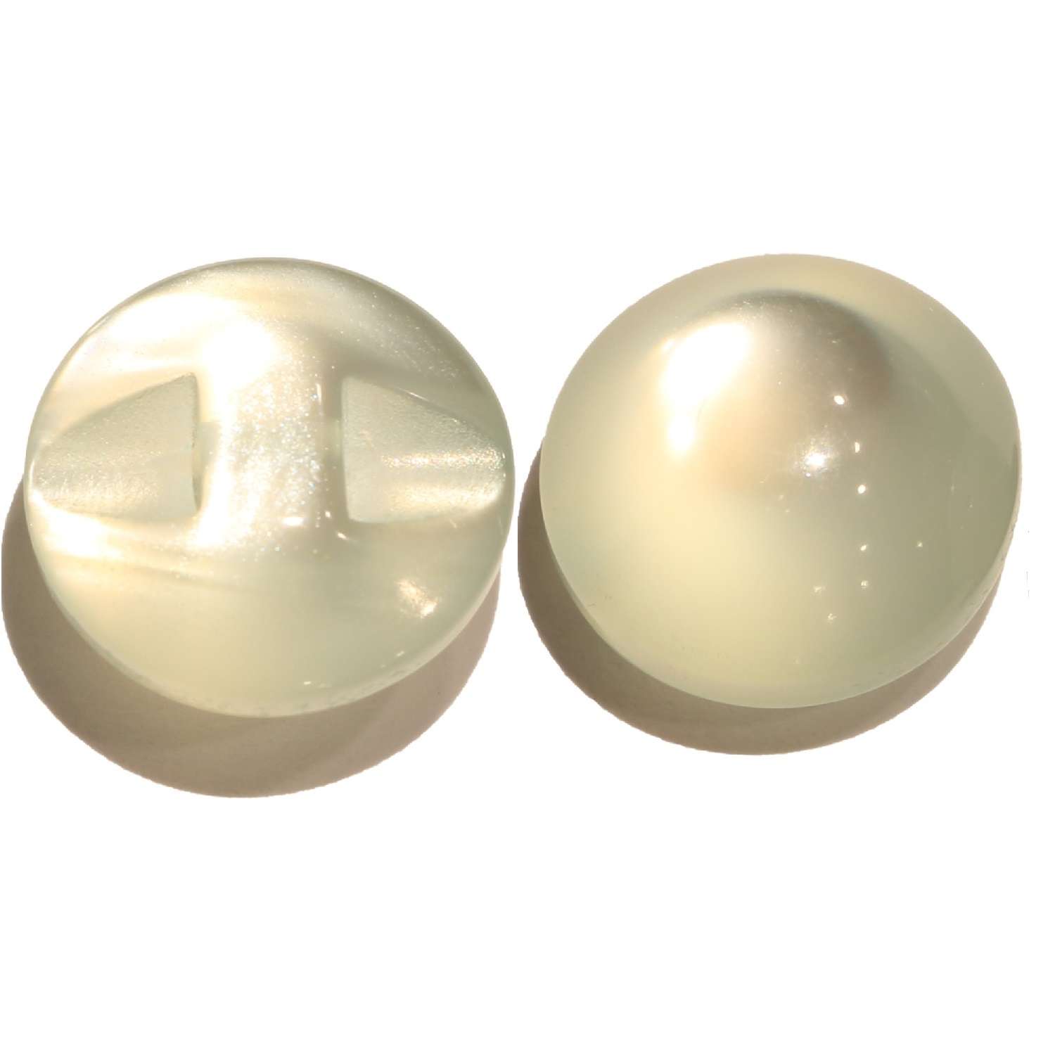 Κουμπιά Φούσκα Γυαλιστερά 08BTNF - Ice White