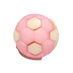 Κουμπιά σε Σχήμα Μπάλας Ποδοσφαίρου 13mm 01BTNP - Light Pink