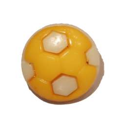 Κουμπιά σε Σχήμα Μπάλας Ποδοσφαίρου 13mm 07BTNP - Mustard