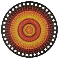 Ξύλινο Φιλιγκρί - Πάτος για Τσάντες (19,50 cm) 93POD20 - (τεμάχιο)