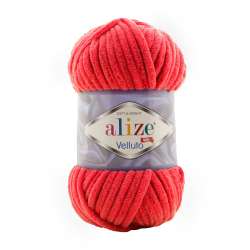 Alize Velluto Knitting Yarn 56 -Red