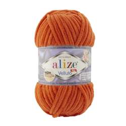 Alize Velluto Knitting Yarn 06 - Orange