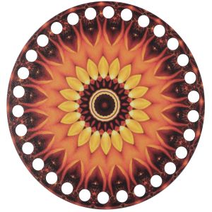 Ξύλινο Φιλιγκρί - Πάτος για Τσάντες (14,50 cm) 113POD15 - (τεμάχιο)