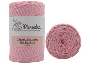 Cotton Macrame Hobby Slim 185. Pink