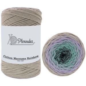 Yarn for Bag Cotton Macrame Rainbow 1625 - Colorful