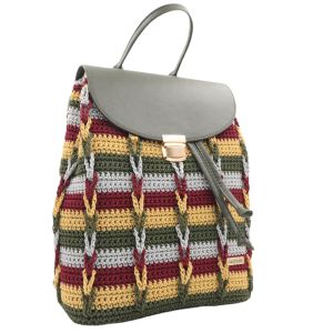 Πλεκτή Τσάντα Πλάτης Crochet back bag