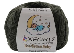 Oxford Νήμα Πλέξιματος Cotton Eco Baby 28ECB - Khaki