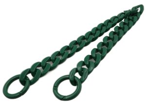 Plastic Chain handle for bags 7 - Green