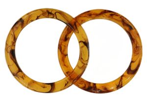 Διάφορα χερούλια για Τσάντες (Ζευγάρι) 44 - Amber  (15 cm)