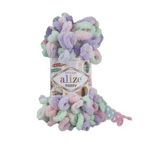 Alize Puffy Color Knitting Yarn 5938