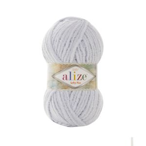 Alize Knitting Yarn Softy Plus 500 - Light Grey