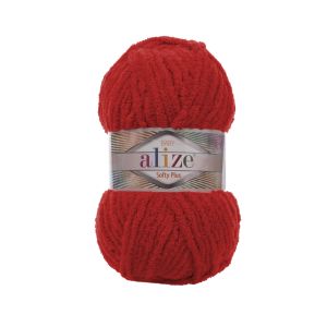 Alize Νήμα Πλεξίματος Softy Plus 56 - Red