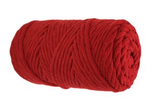 Cotton Twist Macrame Thick DIY 518 - Red