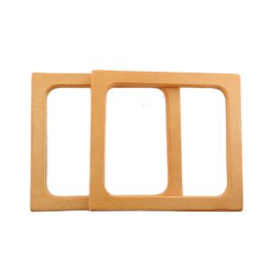 Διάφορα χερούλια για Τσάντες (Ζευγάρι) 89 - Ξύλινο τετράγωνο 12,5 cm