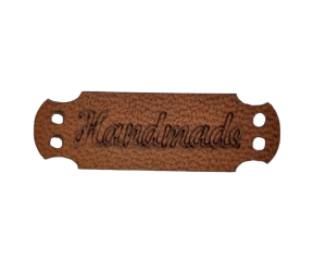 Διακοσμητικό Ταμπελάκι Τσάντας Handmade Δερματίνη Howard - 35mm