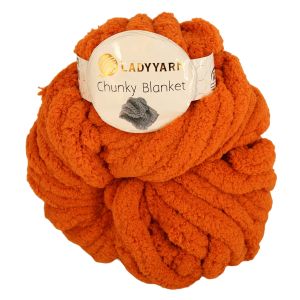 Lady Yarn Νήμα Πλεξίματος Chunky Blanket PL087 - Pumpkin