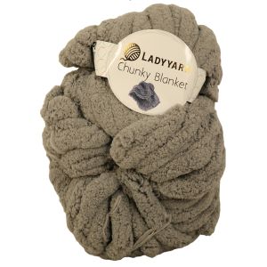 Lady Yarn Νήμα Πλεξίματος Chunky Blanket PL157 - Grey