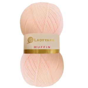 Lady Yarn Νήμα Πλεξίματος Muffin AHB018 - Powder Pink