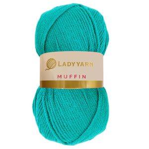 Lady Yarn Νήμα Πλεξίματος Muffin AHB043 - Emerald