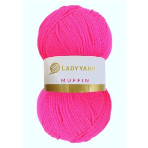 Lady Yarn Νήμα Πλεξίματος Muffin AHB048 - Fushia