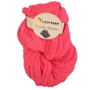 Lady Yarn Νήμα Πλεξίματος Chunky Blanket SL0008 - Pink